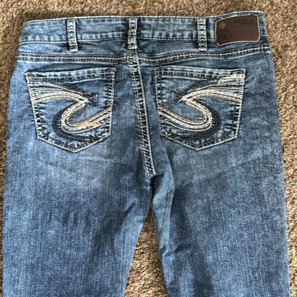 Silver Jeans Berkley 32 x 34 Denim - Picture 7 of 13